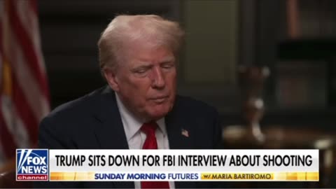 Trump sits down for FBI interview about shooting