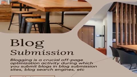 What is a blog submission and Why do blog submission in SEO?