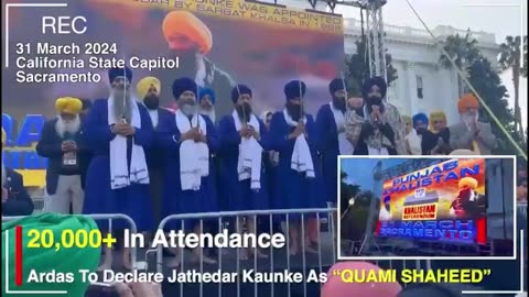 Khalistan Referendum Voting Sacramento March 31, 2024