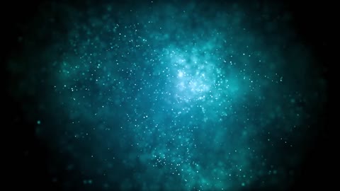 Light Illuminating Blue Glitter Particles | Relaxing Screensaver