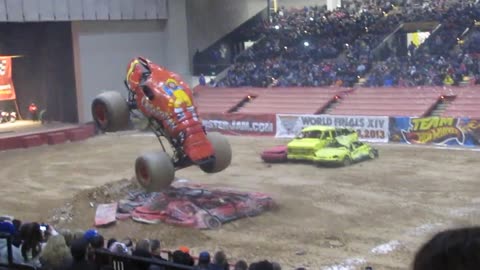 Crushstation delivered an unforgettable performance during its Freestyle run at Monster Jam