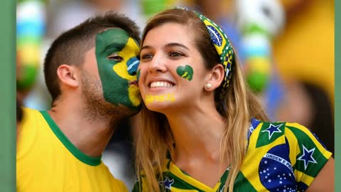 Top 10 beautiful Girl fans of Brazil football