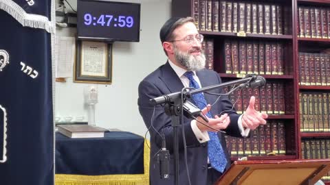 Rabbi Eytan Finer speaking at Ohr Chaim - Monsey, NY