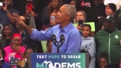 Even Obama Can’t Stop The Crowd In Michigan From Chanting FJB!