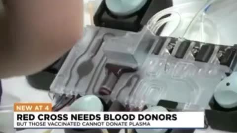 🏥 HEALTH - American Red Cross: Vaccinated people cannot donate blood