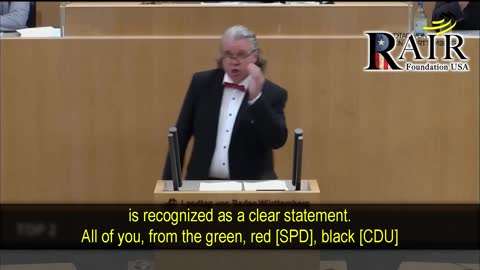 German Politician Forcibly Removed from Parliament after Slamming Left-Wing Stuttgart riots