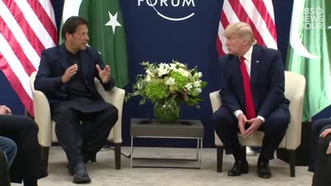 WATCH- Donald Trump talks with Pakistani Prime Minister Imran Khan at World Economic Forum in Davos