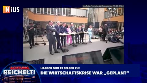 Habeck gibt zu, dass Wirtschaftskrise „geplant“ war! | Achtung, Reichelt! vom 15.04.2024