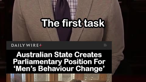 Australia Creates Parliamentary Position For ‘Men’s Behavior Change’