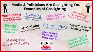 Gaslighting & Deception- What the Media and Politicians do to you!