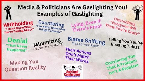 Gaslighting & Deception- What the Media and Politicians do to you!