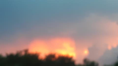 Sunset In A Fiery Mode