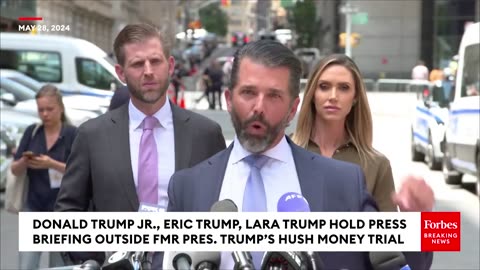 Donald Trump Jr., Eric Trump, And Lara Trump React To Robert De Niro & Biden Campaign Press Briefing