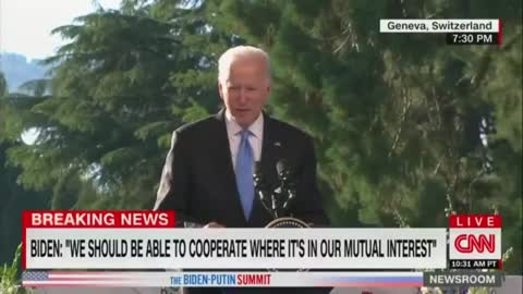 Joe Biden Let's Everyone Know