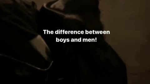Difference between boys and men