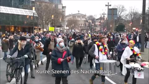 Frankfurts bisher größte Freiheitsdemonstration, 15.01.2022
