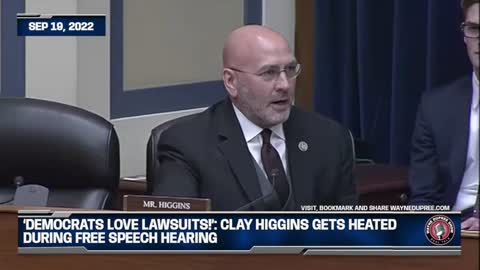 HOT GOP Rep SLAMS Dems Over Free Speech: Democrats Love Lawsuits!