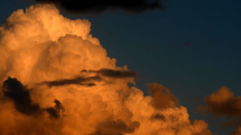 Time Lapse Video Of Clouds During Sunset