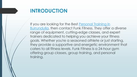 Best Personal Training in Burrundulla