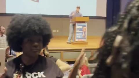 BLM activists disrupt Kyle Rittenhouse's speech