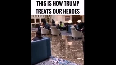 Trump let's Troops stay at his hotel for FREE