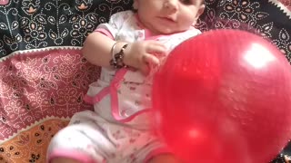Baby playing