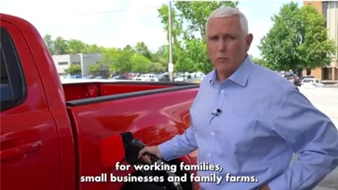 Watch Mike Pence pretending to pump gas. He is now trying to figure out how to delete this
