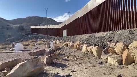 Gate Open at the Border Wall