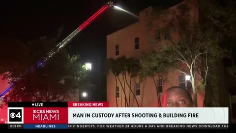 FLORIDA Miami Police Man who shot apartment employee started massive Miami apartment fire