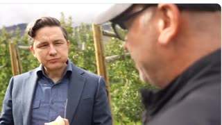 Watch Canadian Conservative Leader and Justin Trudeau’s Worst Nightmare Pierre Poilievre Embarrass a Leftist “Journalist” While Devouring a Tasty Apple. This is beautiful to watch