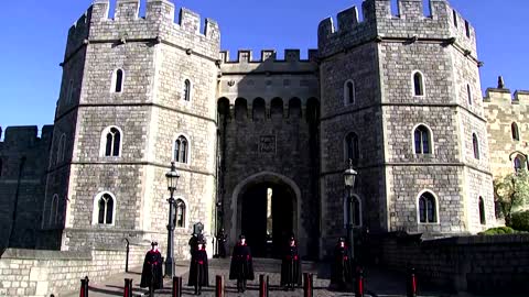 Windsor Castle prepares for Prince Philip's funeral