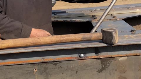 Rivet Placement On Truck Frame #rivets #riveting #shortsvideo #ytshorts