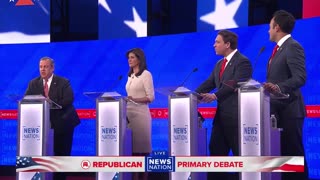 GOP debate ERUPTS as Chris Christie and DeSantis get into shouting match!!