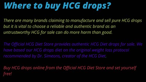 Official HCG Diet Store