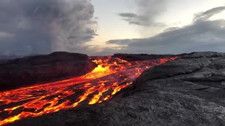 Epic Lava Flow in Hawaii