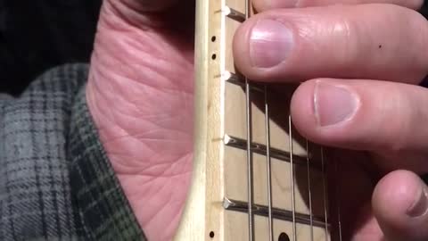Major 3rd shape, up and down the strings