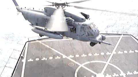 MH-53 PAVE LOW Deck Landing