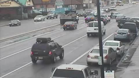 Car Accident Caught On Surveillance Video