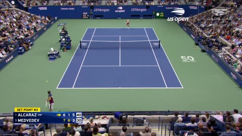 Carlos Alcaraz vs. Daniil Medvedev Highlights | 2023 US Open Semifinal