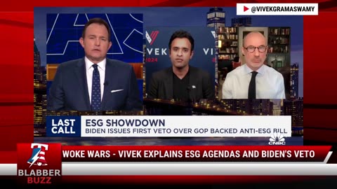 Woke Wars - Vivek Explains ESG Agendas And Biden's Veto