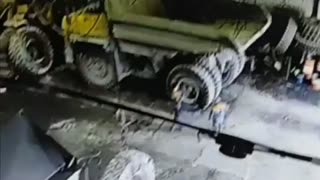 Huge Wheel Flies Off Largest Haul Truck And Hits Driver