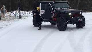Donuts in the snow