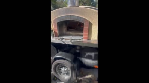 2021 4.5' x 5' Forno Bravo Mobile Wood Fire Pizza Oven on Fireside Trailer for Sale in California!