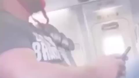 Man with a let’s go Brandon t-shirt gets kicked off a plane..