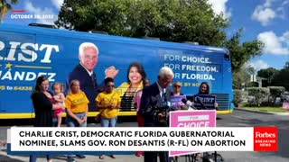 'DeSantis Will Stop At Nothing—Nothing—To Completely Strip A Woman's Right To Choose': Charlie Crist