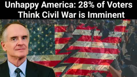 Jared Taylor || Unhappy America: 28% of Voters Think Civil War is Imminent