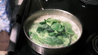 Spinach Soup (Bayam Sayur Air)