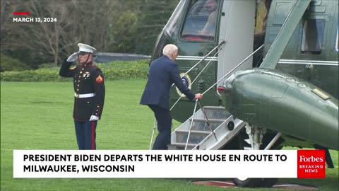 JUST IN: Biden Does Not Answer Reporters' Questions When Leaving White House En Route To Milwaukee