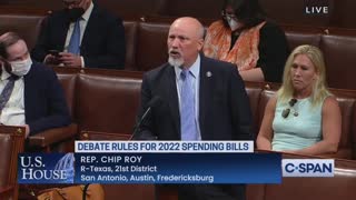 Chip Roy Gives A Fiery Speech On House Floor