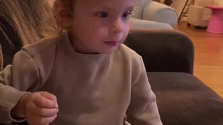 Sweet Kid Has Video Call With Santa